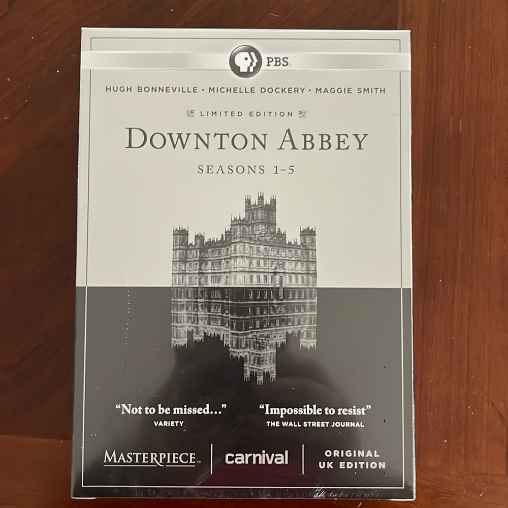 DOWNTON ABBEY Limited Edition DVD Set SEASONS 1-5 Brand New Sealed